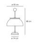 Alfa Artemide Tischlampe