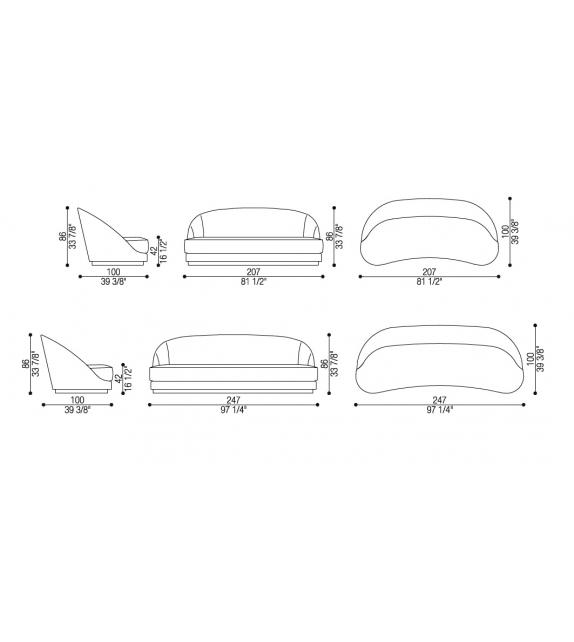 Kathy Opera Contemporary Divano