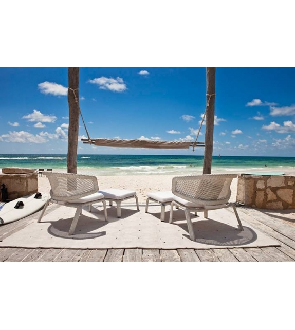 Seashell Poltrona Club Impilabile Dedon