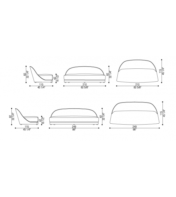 Sofá Lucille Opera Contemporary