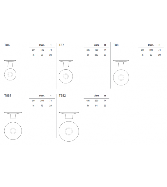 Ufo Emmemobili Table