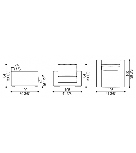 Walter Opera Contemporary Poltrona