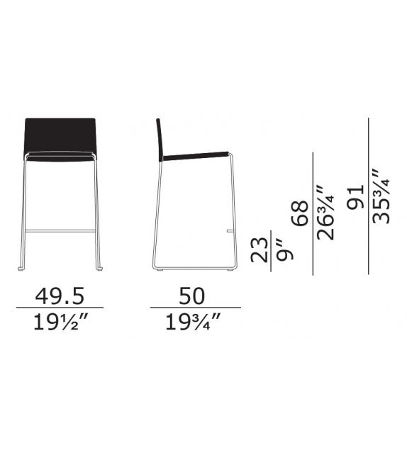 Bizzy Enrico Pellizzoni Tabouret