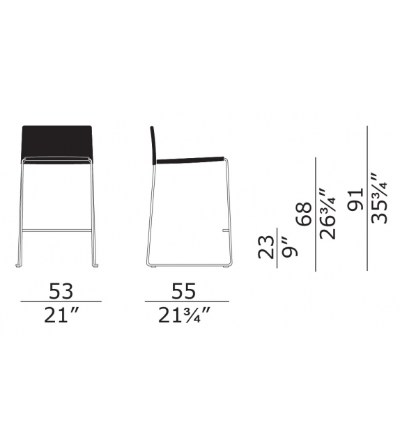 Bizzy Enrico Pellizzoni Tabouret