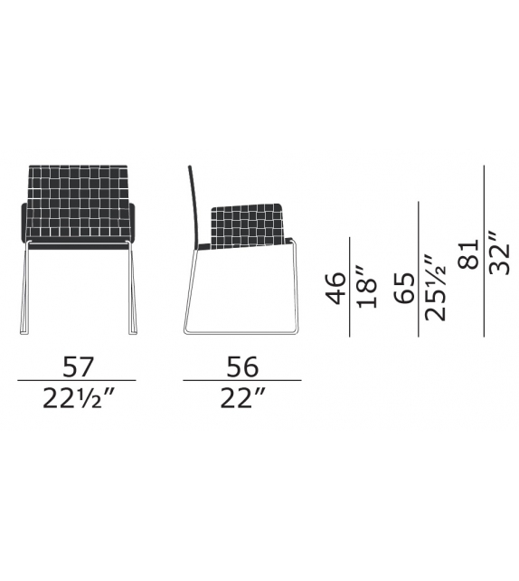 Bizzy Intrecciata Enrico Pellizzoni Chair