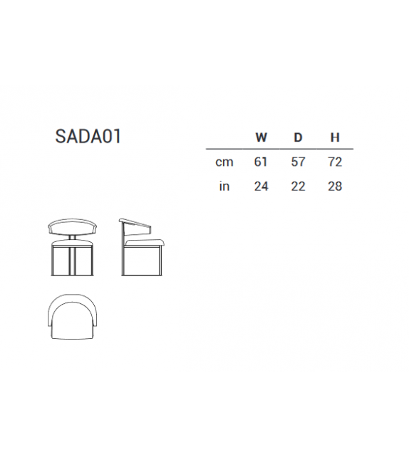 Kyo Emmemobili Petit Fauteuil