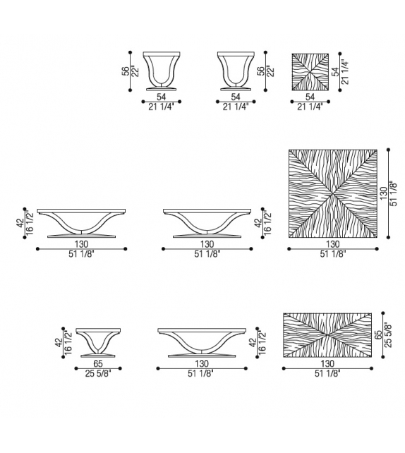 Ruslan Opera Contemporary Small Table