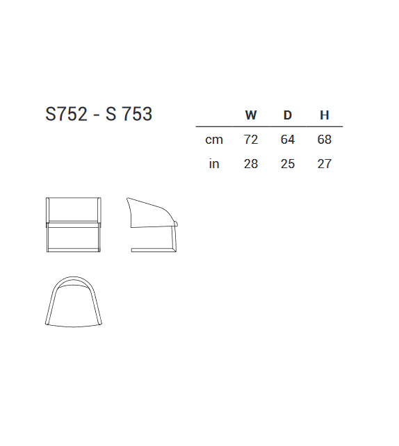 Sign Lounge Emmemobili Sedia