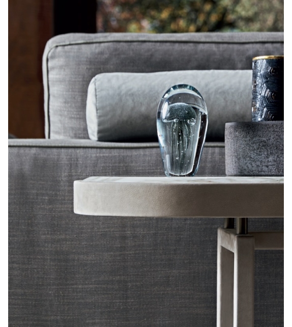 Isabel Opera Contemporary Console Recouverte de Cuir