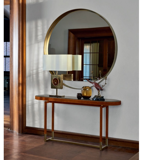 Isabel Opera Contemporary Console Recouverte de Cuir