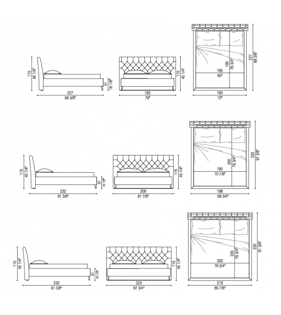 Emma Opera Contemporary Letto