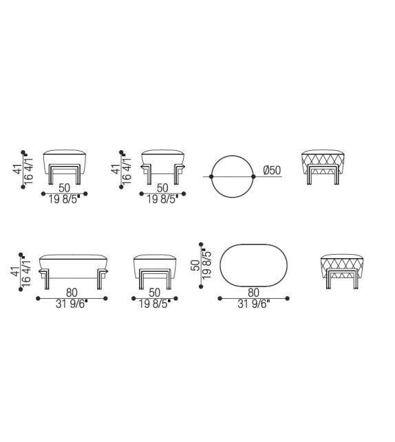 Pouf New Cosmo Opera Contemporary