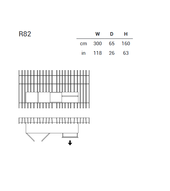 Sipario LC Emmemobili Libreria