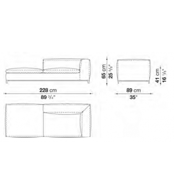 Michel Club B&B Italia Modulsofa