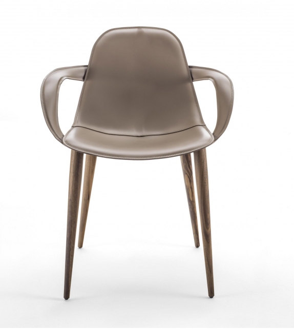 Couture Wood Enrico Pellizzoni Chaise Rembourrée