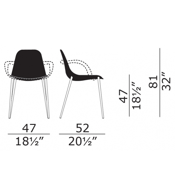 Couture Aluminum Enrico Pellizzoni Sedia