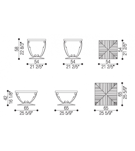 Vanja Opera Contemporary Petite Table