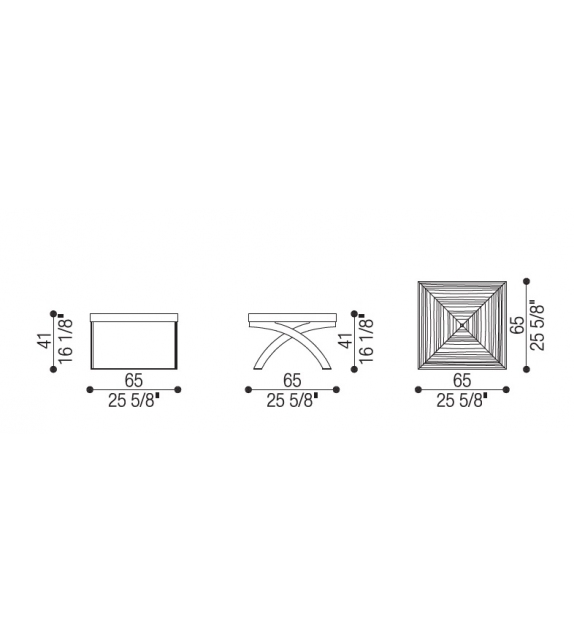 Lear Opera Contemporary Petite Table