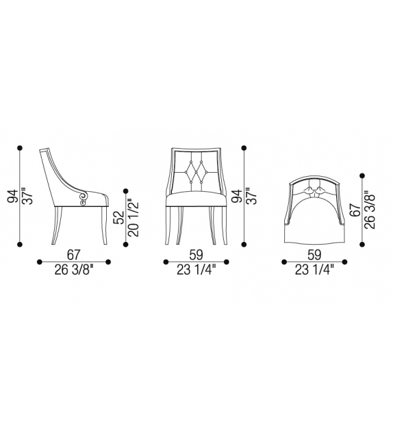 Norma Opera Contemporary Chaise
