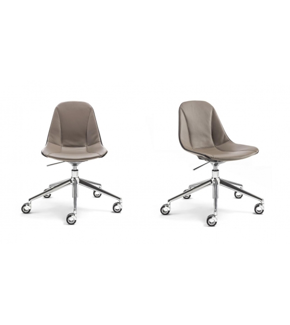 Couture 5 Enrico Pellizzoni Swivel Chair with Castors