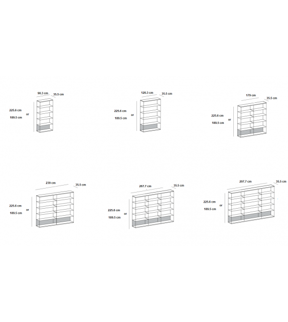 Literatura Punt Bücherregal