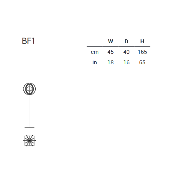 Copernico Emmemobili Lampara de Pie