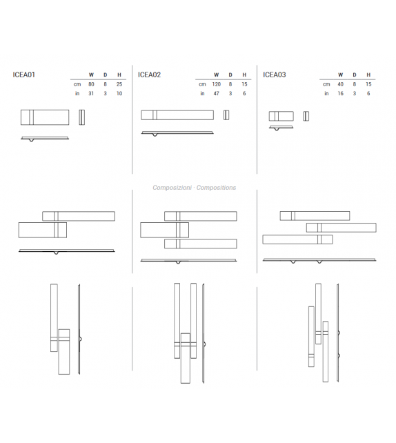 Hic Et Nunc Emmemobili Wall Lamp