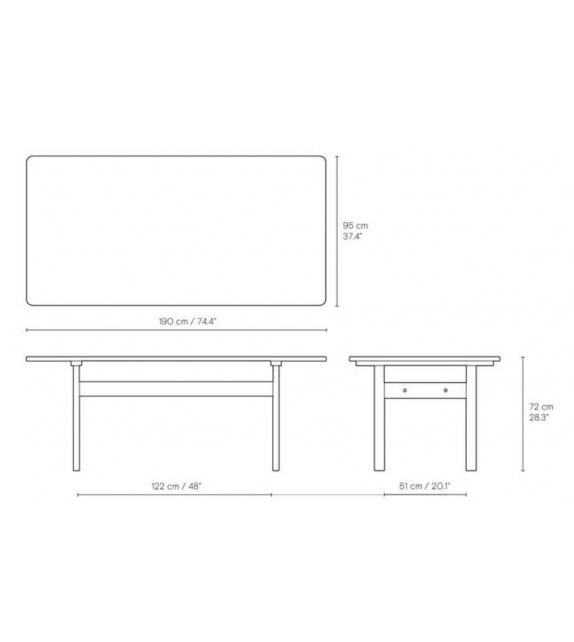 BM0698 Asserbo Carl Hansen & Søn Tisch