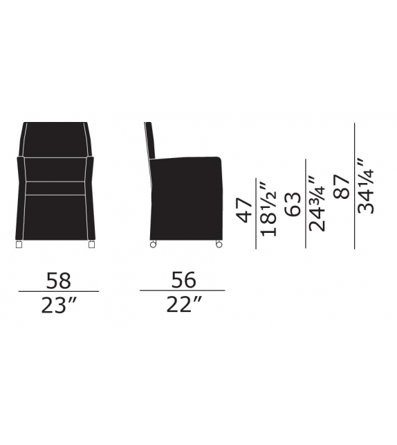 Web Longue Enrico Pellizzoni Sessel