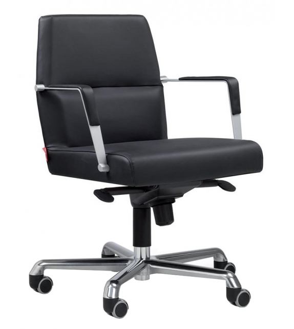 Web Enrico Pellizzoni Chaise Pivotant avec Roulettes