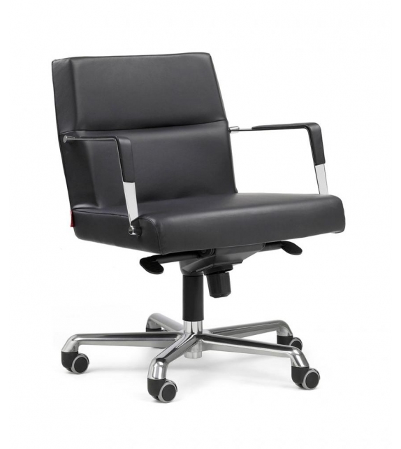 Web Enrico Pellizzoni Chaise Pivotant avec Roulettes