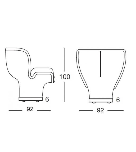 Elda Office Longhi Poltrona