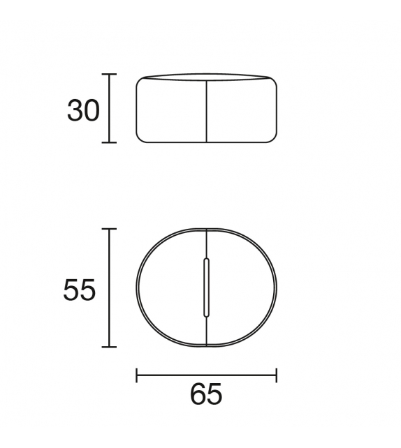 Frizzino Ivano Redaelli Pouf