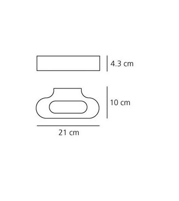 Talo Led Artemide Lámpara de Pared