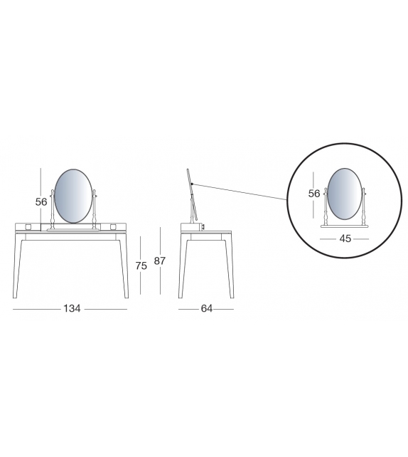 Charlize Longhi Make-Up Table