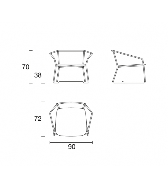 Miss R Ivano Redaelli Small Armchair