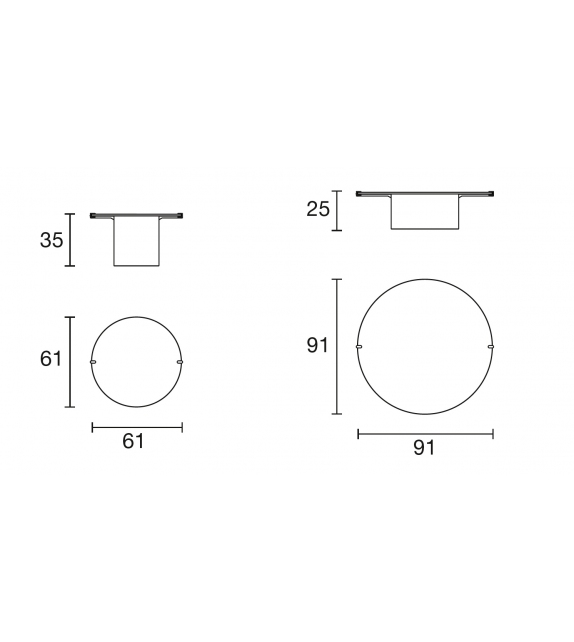 Clip Ivano Redaelli Coffee Table