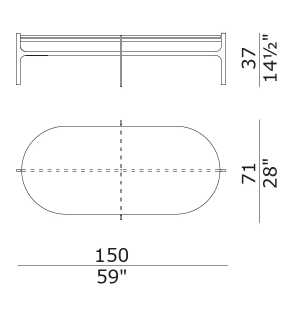 Sydney Oval Enrico Pellizzoni Coffee Table