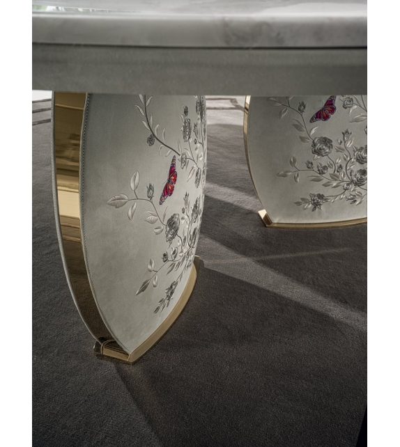 Lotus Round Longhi Mesa