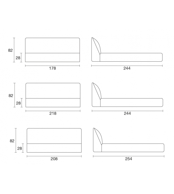 Timothy USA Ivano Redaelli Bed