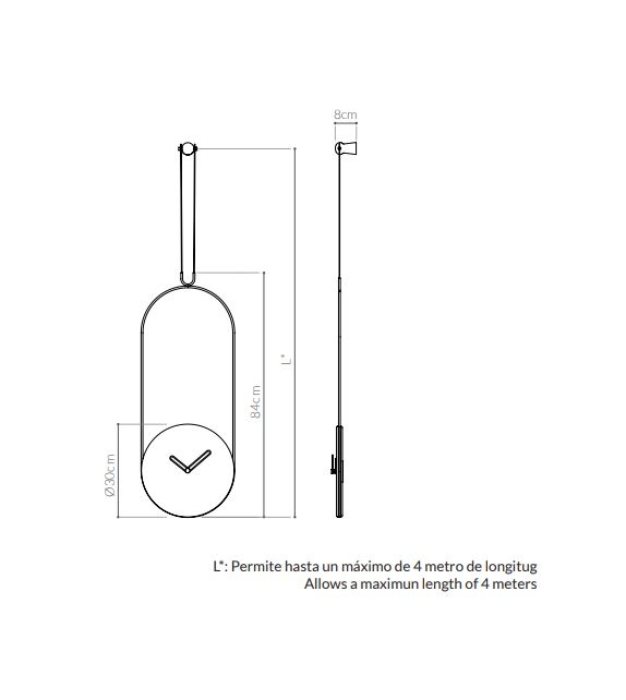 Colgante Nomon Reloj