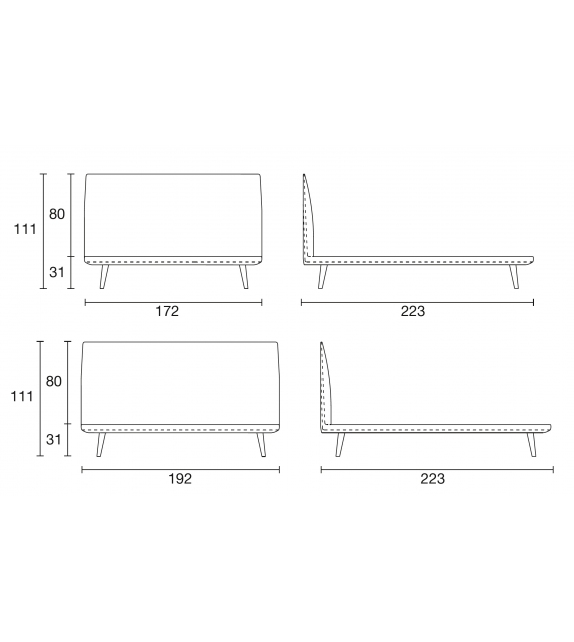 St.Germain Ivano Redaelli Bed