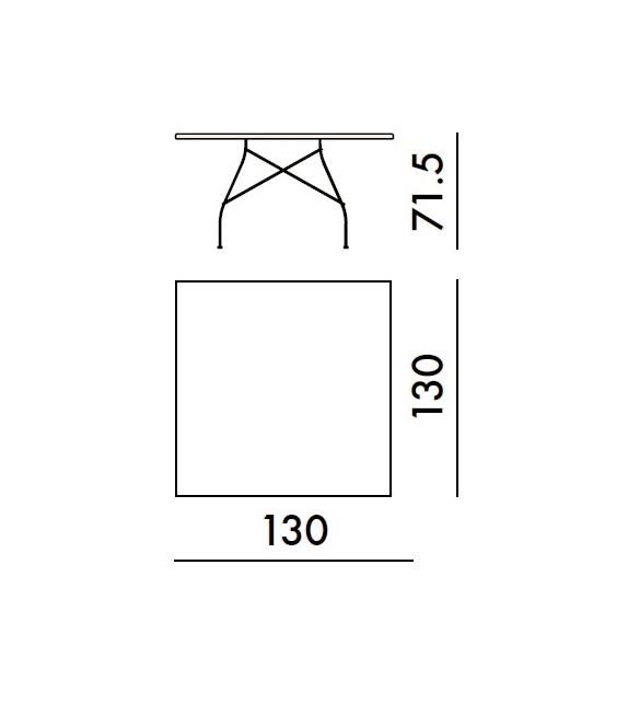 Glossy Kartell Table