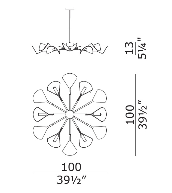 Duffy Enrico Pellizzoni Hängeleuchte
