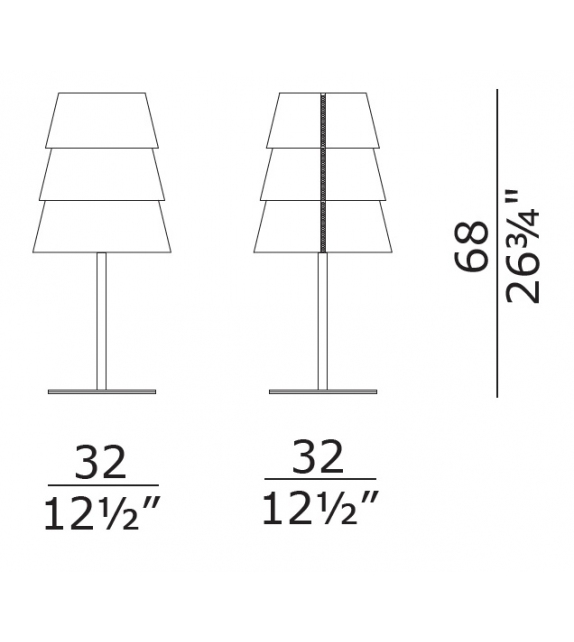 Tulip Enrico Pellizzoni Table Lamp