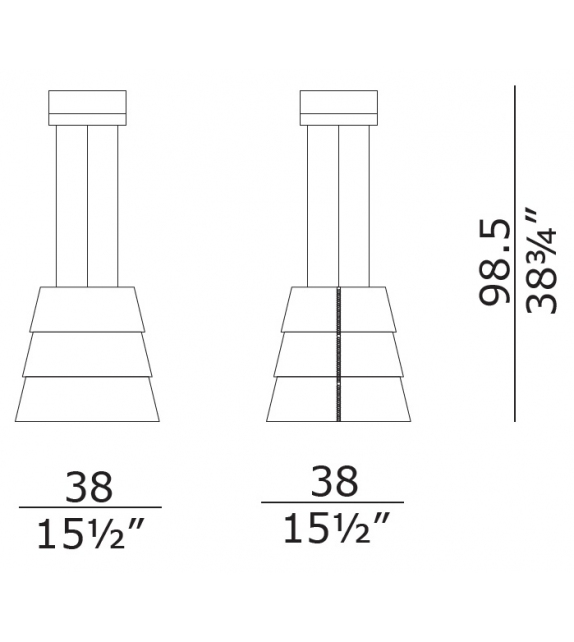 Tulip Fly Enrico Pellizzoni Suspension Lamp