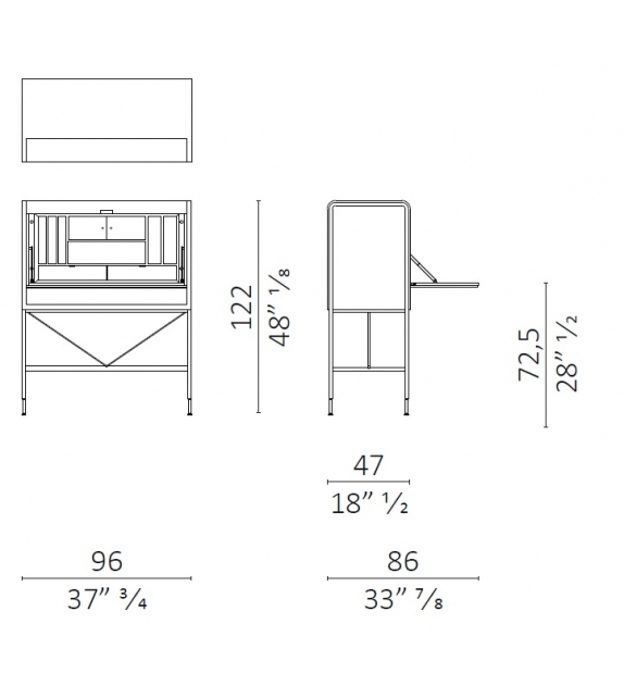 Scrinium Ceccotti Collezioni Mueble Contenedor