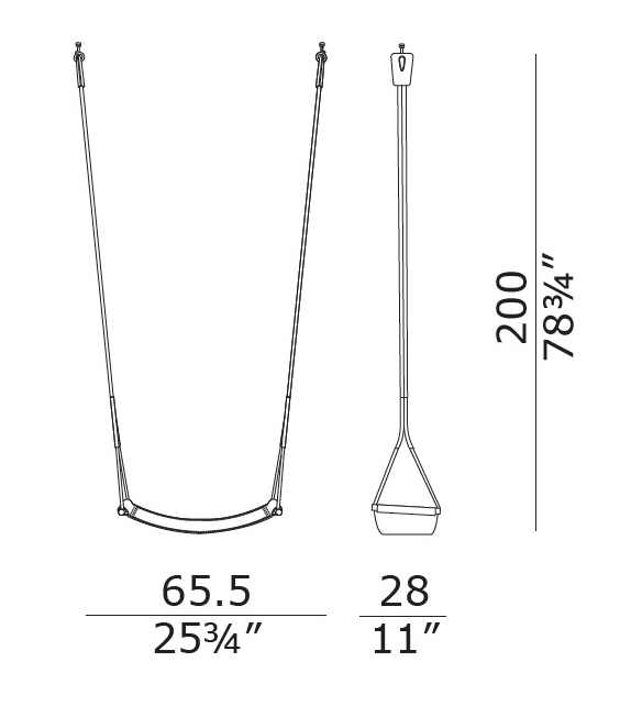 Priamo Enrico Pellizzoni Schaukel