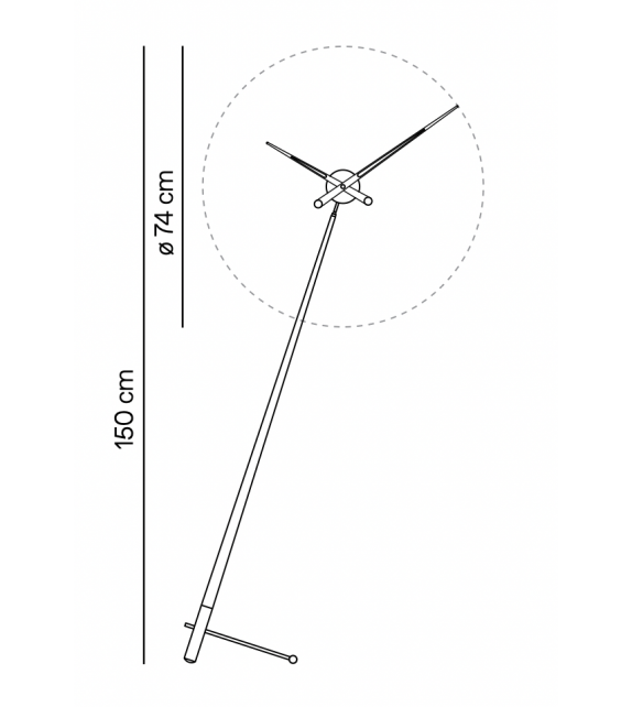 Pisa Nomon Table Clock