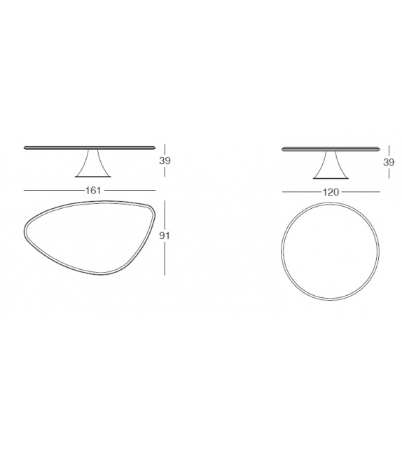 Gehry Longhi Coffee Table